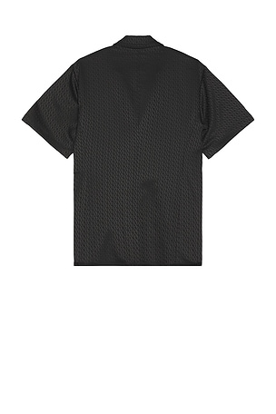 Helmut Lang Modest Short Sleeve Shirt in Black