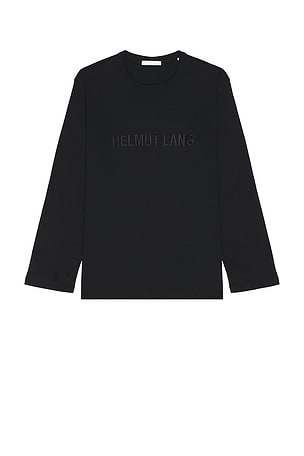 Long Sleeve Logo Tee Helmut Lang