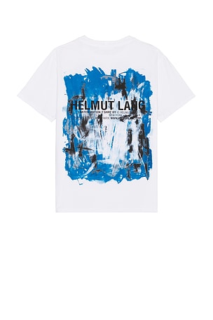 Helmut Lang Scribble 2 Tee in White