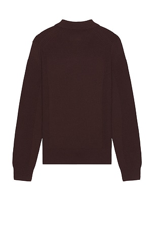 Helmut Lang Block Polo in Burgundy