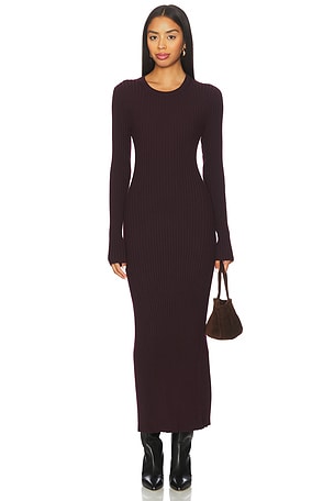 Open Back Rib Dress Helmut Lang