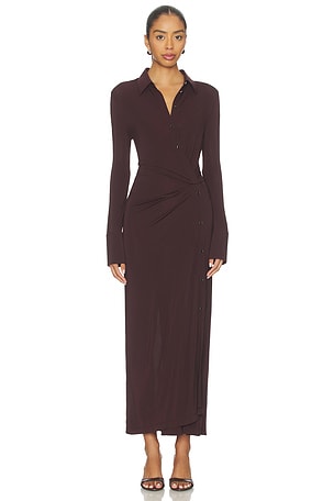 Twisted Shirt Dress Helmut Lang