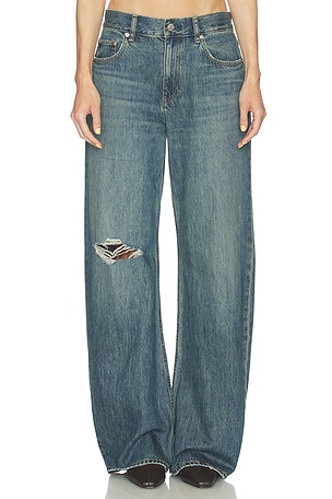 Relaxed Destroyed Bootcut Jeans Helmut Lang