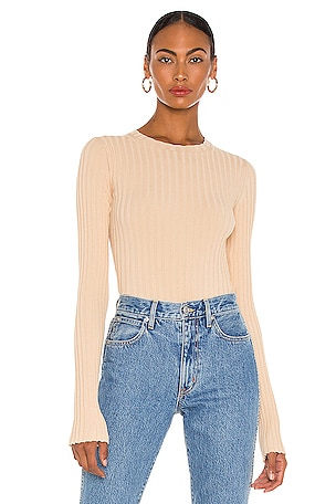 Rib Crewneck Tee Helmut Lang