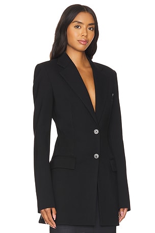 Helmut Lang Waisted Blazer in Black