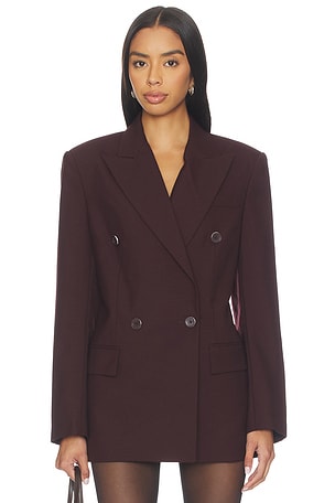 Double Breasted Belt Blazer Helmut Lang