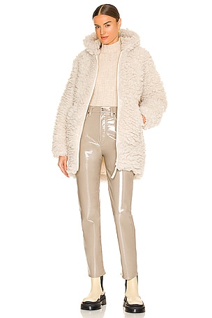 Shearling Jackets Helmut Lang Faux Fur Beige Vest Helmut Lang
