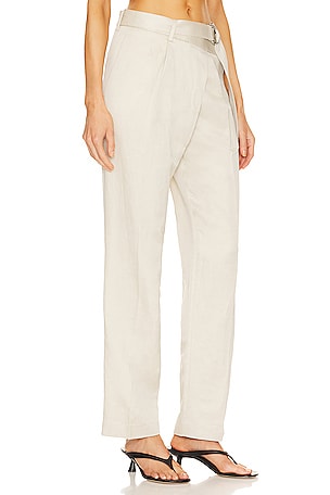 Helmut Lang Wrap Pant in Cream