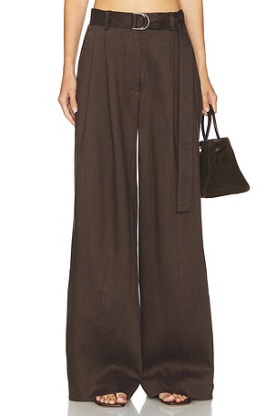 Wide Double Pleated Trouser Helmut Lang