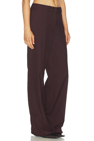 Helmut Lang Vented Trouser in Brown