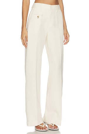 Helmut Lang PANTALON SAILOR TROUSER en Crème