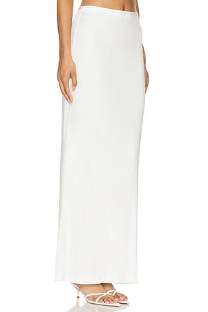 Helmut Lang Fluid Skirt in Ivory