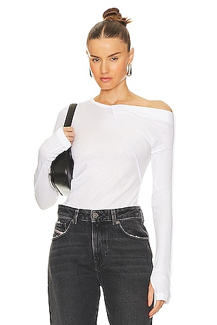 Seamed Rib Top Helmut Lang