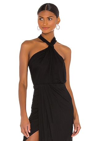 ワンピース HELMUT LANG Jersey Curved Dress Top HELMUT LANG Jersey Curved Dress Top