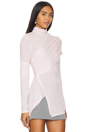 Helmut Lang Protection Top in Rose