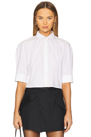 Short Sleeve Articulated Top Helmut Lang