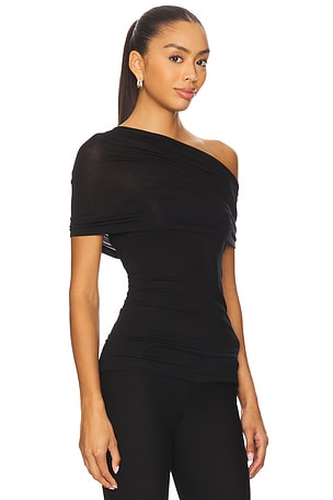 Helmut Lang Sash Top in Black