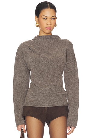 Slouchy Crew Top Helmut Lang