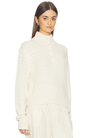 Helmut Lang Slub Button Top in Beige. Size M. Also