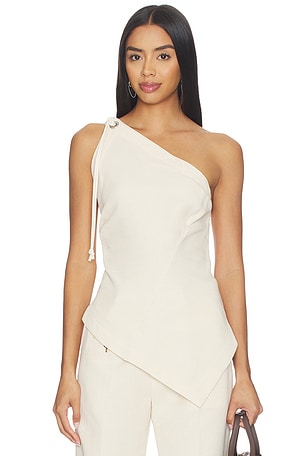 ASYMMETRICAL SAILOR TOP 탑 Helmut Lang