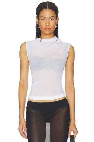 Sheer Twist Tank Helmut Lang