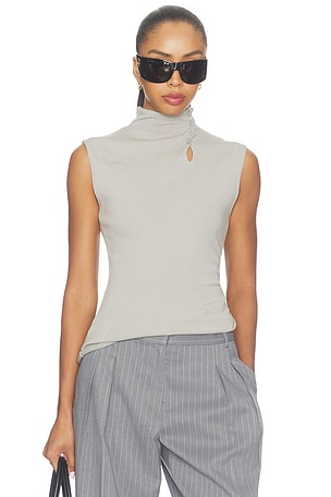 Button Sleeveless Top Helmut Lang