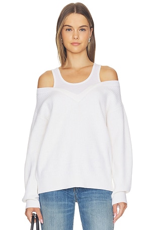 Double Layer V Neck Top Helmut Lang