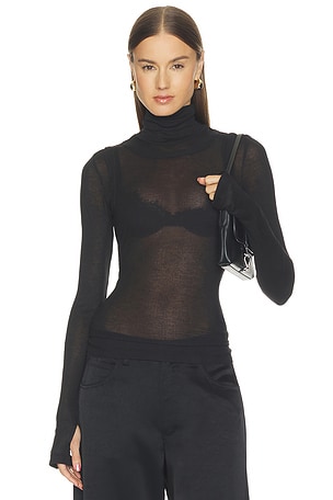 Layer Long Sleeve Neck Sheer Helmut Lang