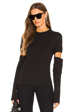 Helmut Lang Interlock Top in Black | REVOLVE