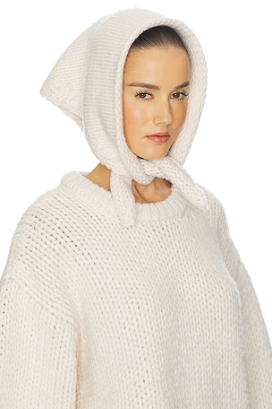 Kelcey Hand Knit Kerchief Scarf Helsa