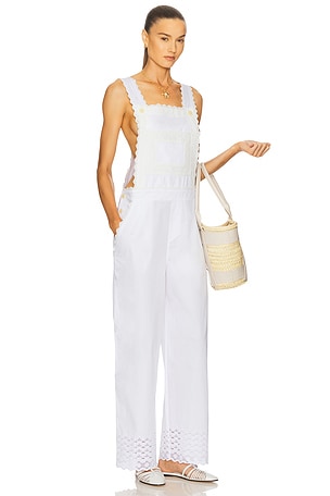 The Summer Overalls With Vintage Swiss Embroidery Helsa