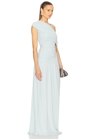 Helsa The Apolla Jersey Dress in Baby Blue