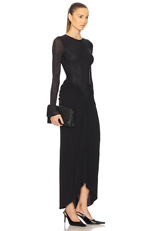 Helsa The Margot Dress in Black