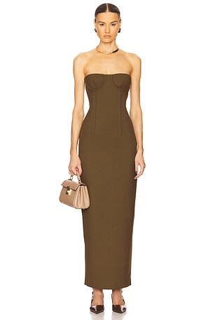 The Linear Suiting Dress Helsa