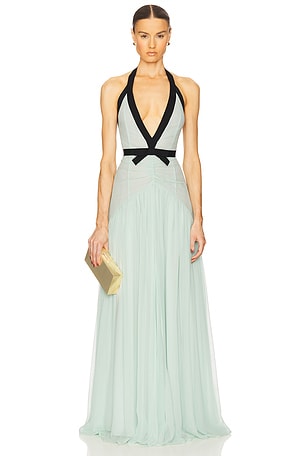 The Siren Dress in Silk Chiffon Helsa