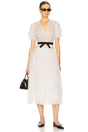 The Sasha Dress in Silk Chiffon Helsa