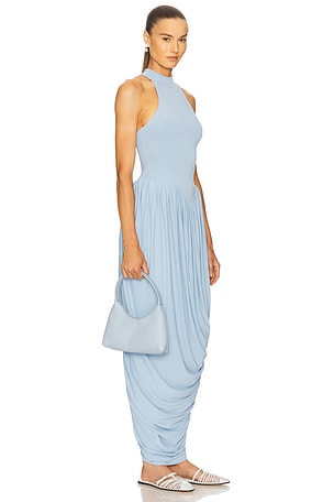 Helsa The Duchess Jersey Dress in Baby Blue