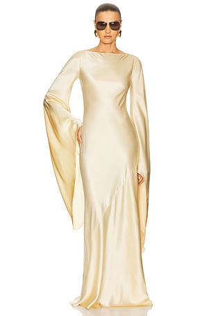 The Rosalind Dress in Silk Charmeuse Helsa