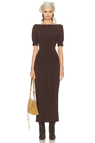 The Simone Tie Back Jersey Dress Helsa
