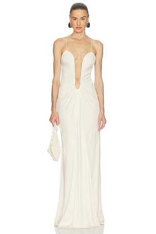 ROKSANNA ドレープドレス Helsa