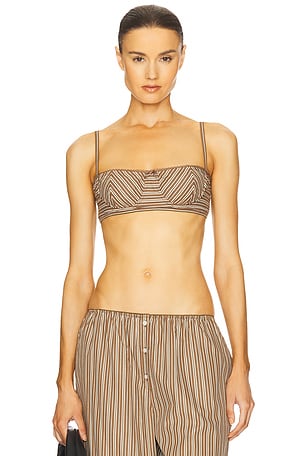 Pinstripe Poplin Bra Helsa