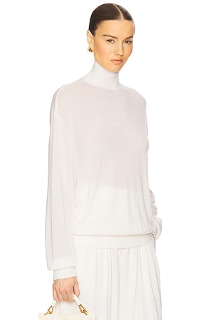 Helsa Madeira Turtleneck in Cream