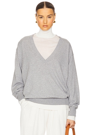 Quintana Oversized V Neck Sweater Helsa