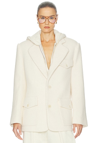 Helsa The Very Oversized Blazer in Ivory