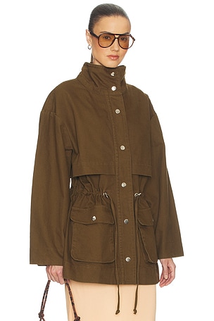 CHAQUETA GARMENT WASHED UTILITY JACKET Helsa