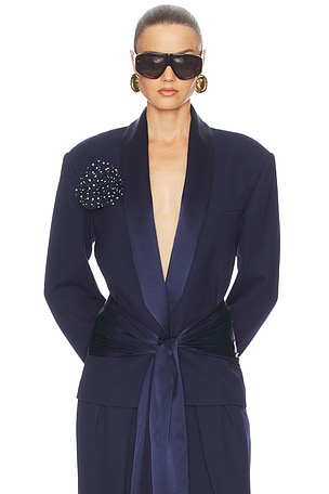 The Tux Blazer in Wool Helsa