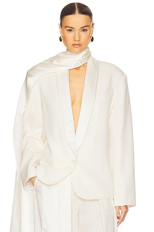The Tux Blazer in Wool Helsa