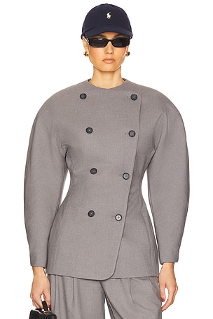 The Curvilinear Blazer Helsa