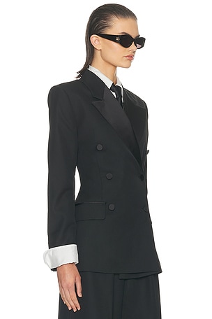 Helsa The Tuxedo Jacket in Black