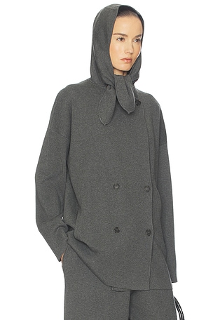 Helsa Else Knit Jacket in Grey